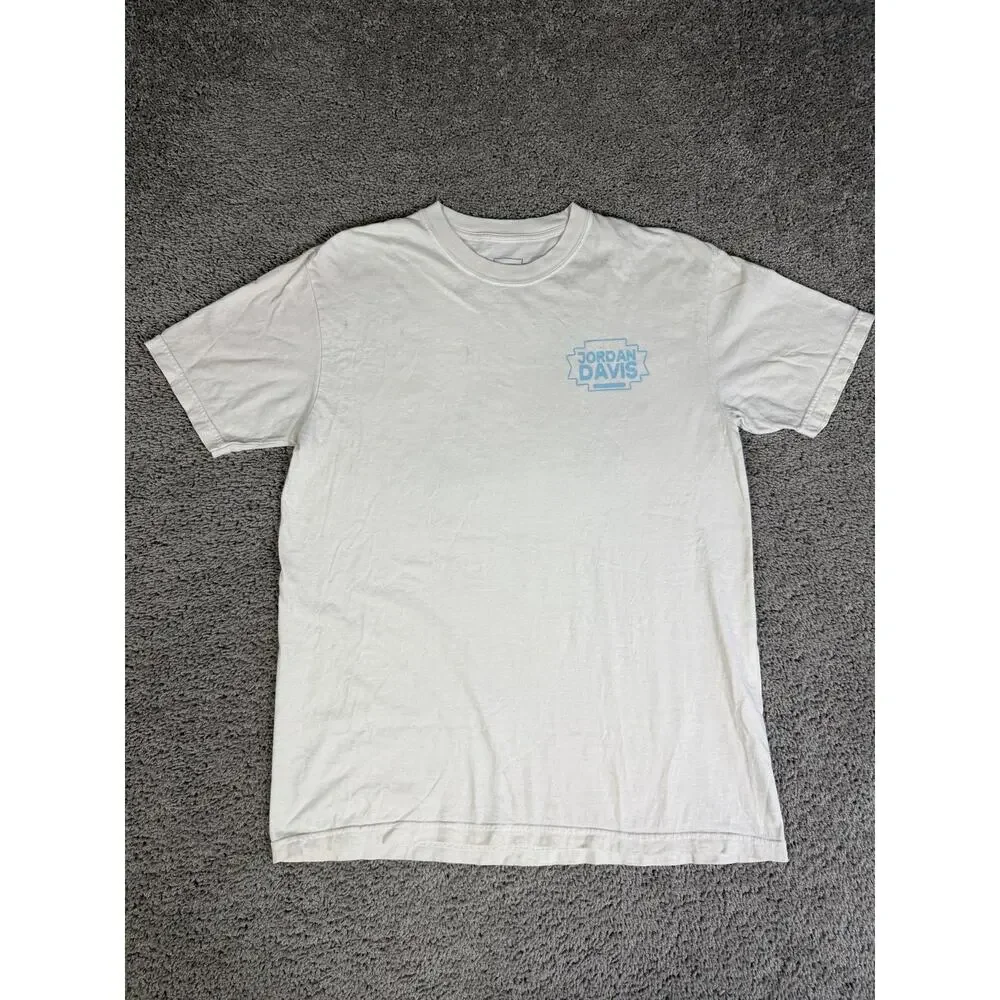 Jordan Davis Shirt Mens L White Buy Dirt Graphic Crew Neck Cotton Tagless